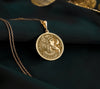 Cleopatra pendant in 14K gold, a timeless symbol of elegance and power inspired by the iconic Egyptian queen.
