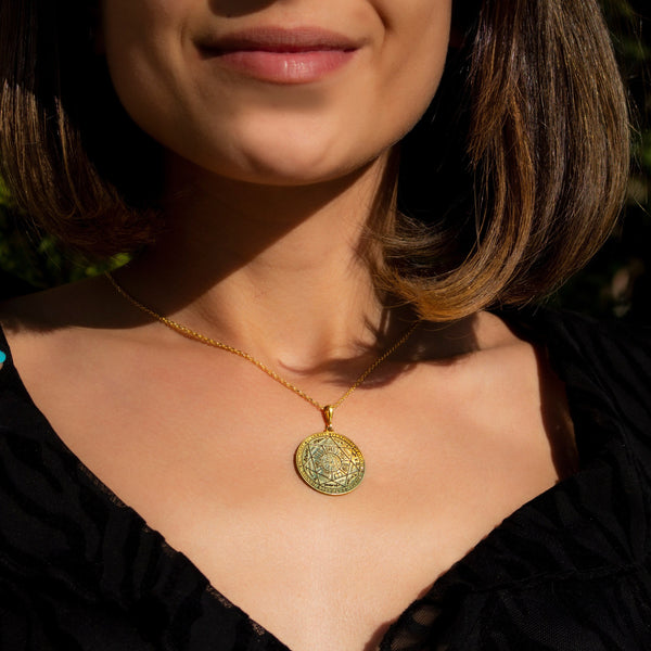 14K Gold Seven Archangels, Archangel Necklace, Angel Jewelery, Archangel Pendant, Guardian Angel, Archangel Gabriel, Uriel