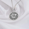 Round Silver Compass Pendant, a perfect symbol of direction and adventure. This elegant Silver Compass Necklace makes a thoughtful gift, representing guidance and purpose.