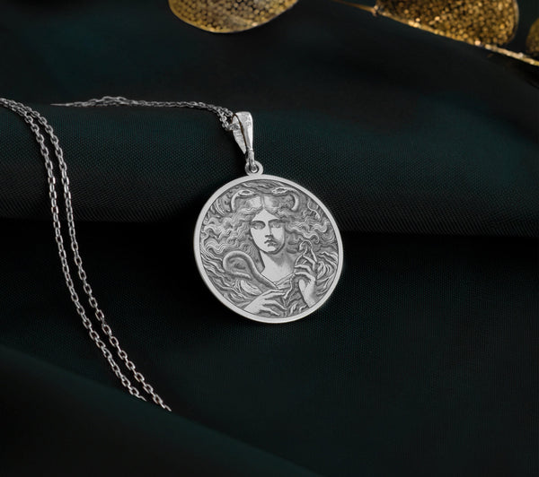 925 sterling silver Lilith necklace pendant, symbolizing independence and resilience. This lightweight charm is ideal for layering or everyday wear, making a thoughtful gift for those drawn to Lilith’s powerful legacy and feminine mystique.