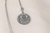Brahma 14K Solid Gold Pendant, Hindu God Brahma, Gift for Hindu Brahman, Trimurti Gold Charm Necklace, Brahma Silver Necklace, Hindu jewelry