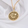 Round Compass chain, gold Compass gift, Silver Compass chain gift, Spectrum round pendant, Compass disc gold pendant , Personalized Compass gift, Compass necklace for men, Compass pendant for men, Gold Compass Charm Necklace