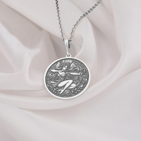 Silver Sagittarius necklaceSagittarius silver pendantSilver archer charmZodiac silver pendantSagittarius silver jewelrySilver fire sign charmArcher silver necklaceSagittarius zodiac silver