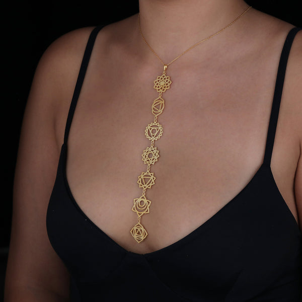 Chakra gold necklace, 14K gold chakra necklace, gold chakra pendant, spiritual gold necklace, gold chakra jewelry, chakra necklace for women, minimalist gold chakra necklace, dainty gold chakra necklacepersonalized gold chakra necklace.