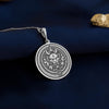 Asura silver necklace, Hindu Asura silver pendant, Asura mythology silver necklace, Silver Asura demon necklace, Asura warrior silver pendant, Silver Asura charm necklace, Mythical Asura silver jewelry,
