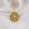 14k Solid Gold Floral Mother Nature Necklace featuring a botanical-inspired pendant. Elegant handmade jewelry for nature lovers, perfect as a gift for women on special occasions such as anniversaries, birthdays, or Mother’s Day.