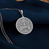 Sterling Silver Durga Talisman, beautifully crafted to symbolize divine protection and courage. A perfect spiritual accessory for women.