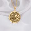 Cleopatra pendant in 14K gold, a timeless symbol of elegance and power inspired by the iconic Egyptian queen.