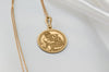 14K Solid Gold Hercules Nemean Lion Necklace, Heracles Slaying Nemean Lion, Hercules' fight with the Nemean lion, Hercules Gift Pendant