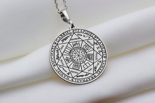 14K Gold Seven Archangels, Archangel Necklace, Angel Jewelery, Archangel Pendant, Guardian Angel, Archangel Gabriel, Uriel