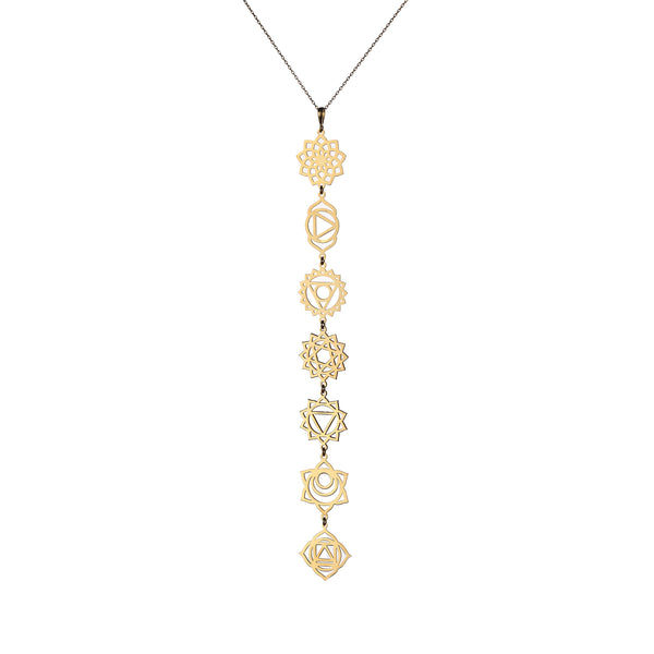 Chakra gold plated necklace, 14K gold chakra necklace, gold chakra pendant, spiritual gold necklace, gold chakra jewelry, chakra necklace for women, minimalist gold chakra necklace, dainty gold chakra necklacepersonalized gold chakra necklace.