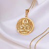 Vishnu charm pendant for men, Vishnu gold necklace, 14k gold Vishnu pendant, gold Vishnu charm necklace, gold Hindu Vishnu necklace, gold Vishnu necklace for women, Vishnu gold pendant for protection, Vishnu deity gold necklace