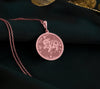 14K Solid Gold Piglet Charm Necklace, Pig Silver Pendant, Rose Gold Piggy Necklace, Chinese Jewelry, Zodiac Medallion, Animal Lover Charm