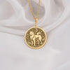 Elegant 14K Solid Gold Shiba Inu pendant, featuring a finely detailed dog medallion. A perfect pet lover’s charm, symbolizing independence, strength, and companionship, making it a meaningful gold Shiba Inu necklace for dog enthusiasts.