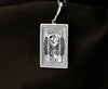 14K Solid Gold Memento Mori Hourglass Charm Necklace, Memento Mori hourglass Medallion, Silver Memento Mori Rose Gold Charm Locked Pendant
