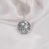 925 Sterling Silver Bengal Cat Medallion showcasing exotic spotted feline with distinctive coat pattern. Detailed domestic wildcat coin pendant with elegant stance. Premium pet jewelry symbolizing independence and striking beauty.