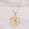 14K Solid Gold Artificial Intelligence Necklace, ChatGPT Pendant, Open AI Necklace, Intelligence Pendant, Futuristic Pendant