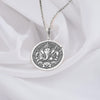 Sterling silver Ganesha charm necklace, featuring intricate details of the Hindu god of wisdom, Ganesha. A lightweight, dainty necklace perfect for everyday wear, symbolizing wisdom, resilience, and inner peace.