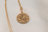 Zeus 14K Solid Gold Charm Necklace,Thunder God Charm Pendant, Zeus Lightning Necklace, King of the Gods , Greek God Zeus Necklace,
