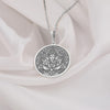 Ganesha silver pendant, sterling silver Ganesha jewelry, handmade silver Ganesha charm necklace, Ganesha talisman in 925 silver, silver Ganapati pendant, spiritual silver Ganesha amulet,