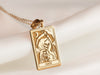 Death Tarot Card Gold Charm Necklace include, Death Tarot Necklace, Tarot Card Jewelry, Transformation Pendant, Mystical Charm Necklace, Symbolic Jewelry,