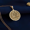 Gold Kali pendant necklaceKali Protection PendantHindu goddess Kali pendantSolid gold Kali charmKali jewelry in goldKali medallion necklace goldKali amulet necklace gold14k gold Hindu deity pendantHandmade Kali pendant gold