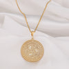 14K Solid Gold Flower Of Life Necklace, Sacred Geometry, Flower Of Life Necklace, Spiritual Necklace, Silver Flower Of Life Pendant