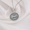 dainty silver Deer Pendant necklace - Elegant design inspired by nature, symbolizing forest vitality. Perfect gift for Christmas or special occasions, representing love, grace, and resilience. Deer jewelry elegant