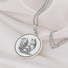 14K Solid Gold Fox Charm Necklace, Cute Fox Silver Charm Pendant, Fox Jewelry, Gold Fox locket, dainty fox Necklace, Minimalist Fox charm