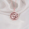 Rose gold plated snake necklace featuring a chic serpent charm. Handmade and versatile, this dainty jewelry piece is a great gift for her, offering a trendy and feminine touch to any outfit.