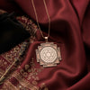 Bhuvaneshwari Yantra Pendant: 14K Gold with bhuvaneshwari yantra yantra necklace rose - View 214