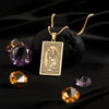 Venice Lion Tarot Pendant: 14K Gold Personalized St Mark Necklace - View 214