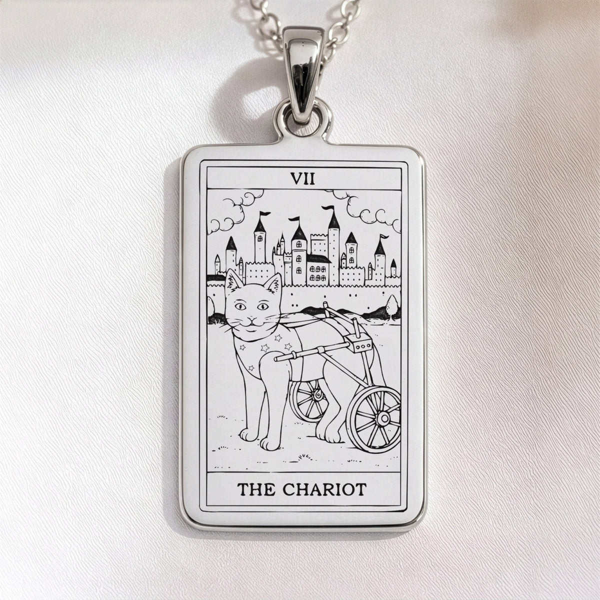 Handcrafted tarot card and mystical arcana pendant necklaces - Luminous Luxury Crafts