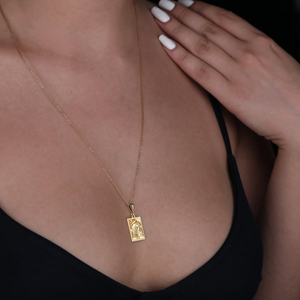 Death Tarot Card Gold Charm Necklace include, Death Tarot Necklace, Tarot Card Jewelry, Transformation Pendant, Mystical Charm Necklace, Symbolic Jewelry,
