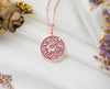 Rose gold plated Sagittarius pendant, astrology jewelry, Sagittarius archer charm, celestial necklace, rose gold zodiac gift, talisman for free spirits, Sagittarius jewelry, archer pendant, horoscope pendant, astrology symbol, Sagittarius necklace.