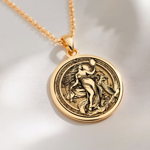 handcrafted necklace Birth of Venus Aphrodite Sea Shell | & Options - Ancient Mythology Ocean Lover Gift mythology - view 2