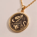 Bastet Pendant | 14K Gold & Silver Options - Egyptian Mythology Protection Amulet - Image 1