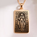 Bastet Goddess Egyptian Cat Pendant - 14K Solid Gold