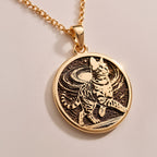 A striking 925 sterling silver Bengal Cat charm. The art shows the wild, celestial cat, a meaningful piece of witchy jewelry for her.