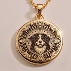 A striking 925 sterling silver Bernese Mountain Dog charm. The art shows the noble guardian, a meaningful piece of celestial jewelry for a pet owner.