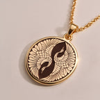 Crane Necklace: with yin yang crane gift crane pendant talisman amulet amulet - View 158