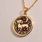 Dachshund Dog Pendant Necklace Necklaces 925 925 Sterling Silver dog pendant with ornate scrollwork necklace