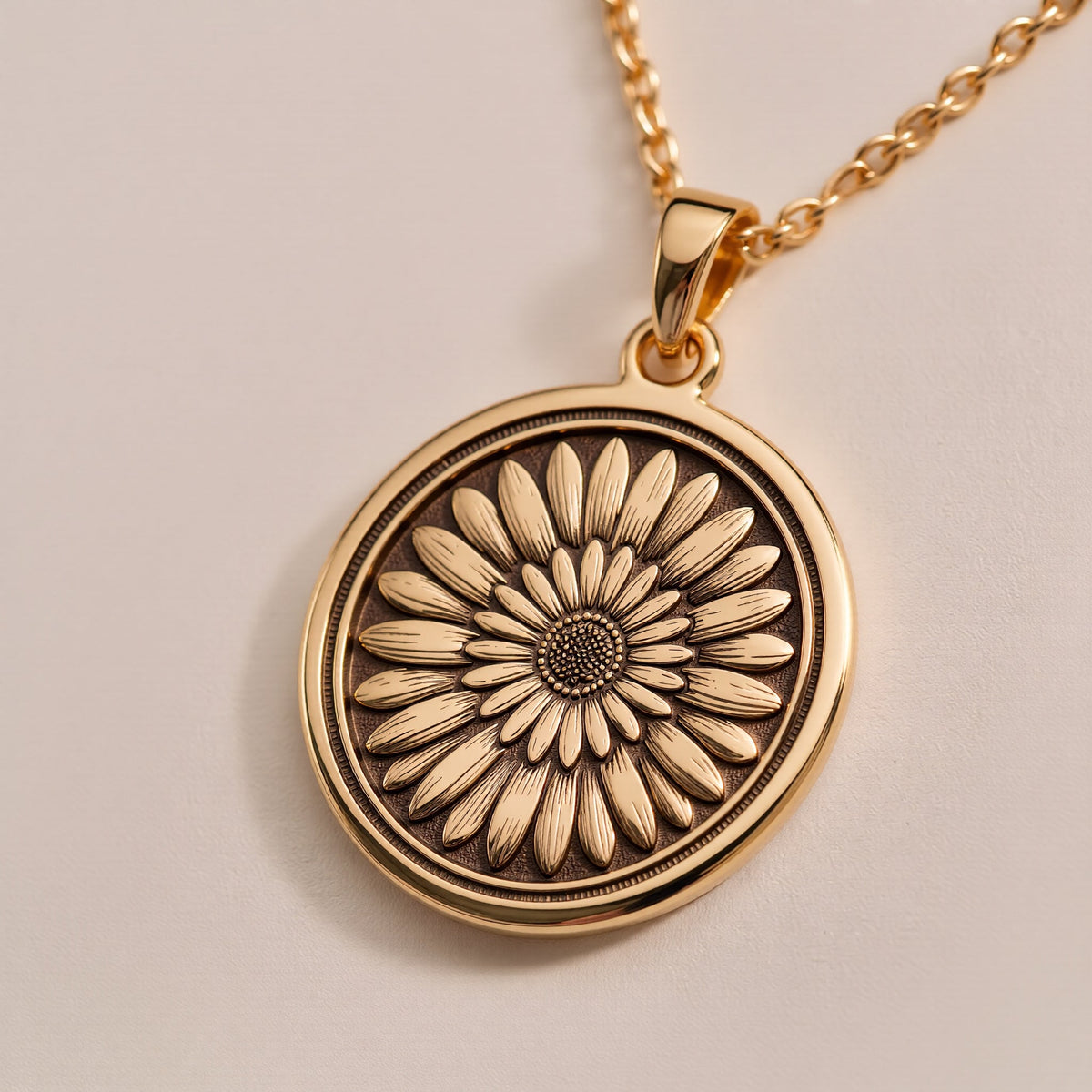 14K 14K Gold Plated Tarot Cat Charity Necklace Necklaces Gold-toned square pendant size chart for necklace measurements