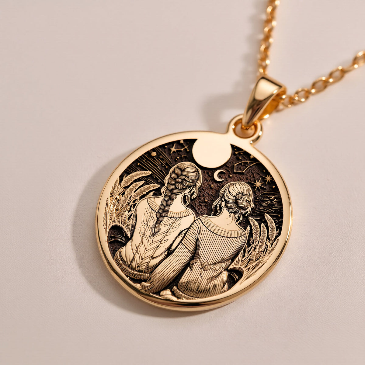 Friendship Friendship Necklace Necklaces size chart with pendant dimensions and chain length options