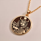 Rose gold goddess charm, Egyptian rose gold jewelry, Hathor rose gold charm, Rose gold Egyptian pendant, Rose gold mythology charm, Hathor rose gold necklace, Rose gold spiritual charm, Rose gold fertility pendant, Hathor rose gold jewelry.