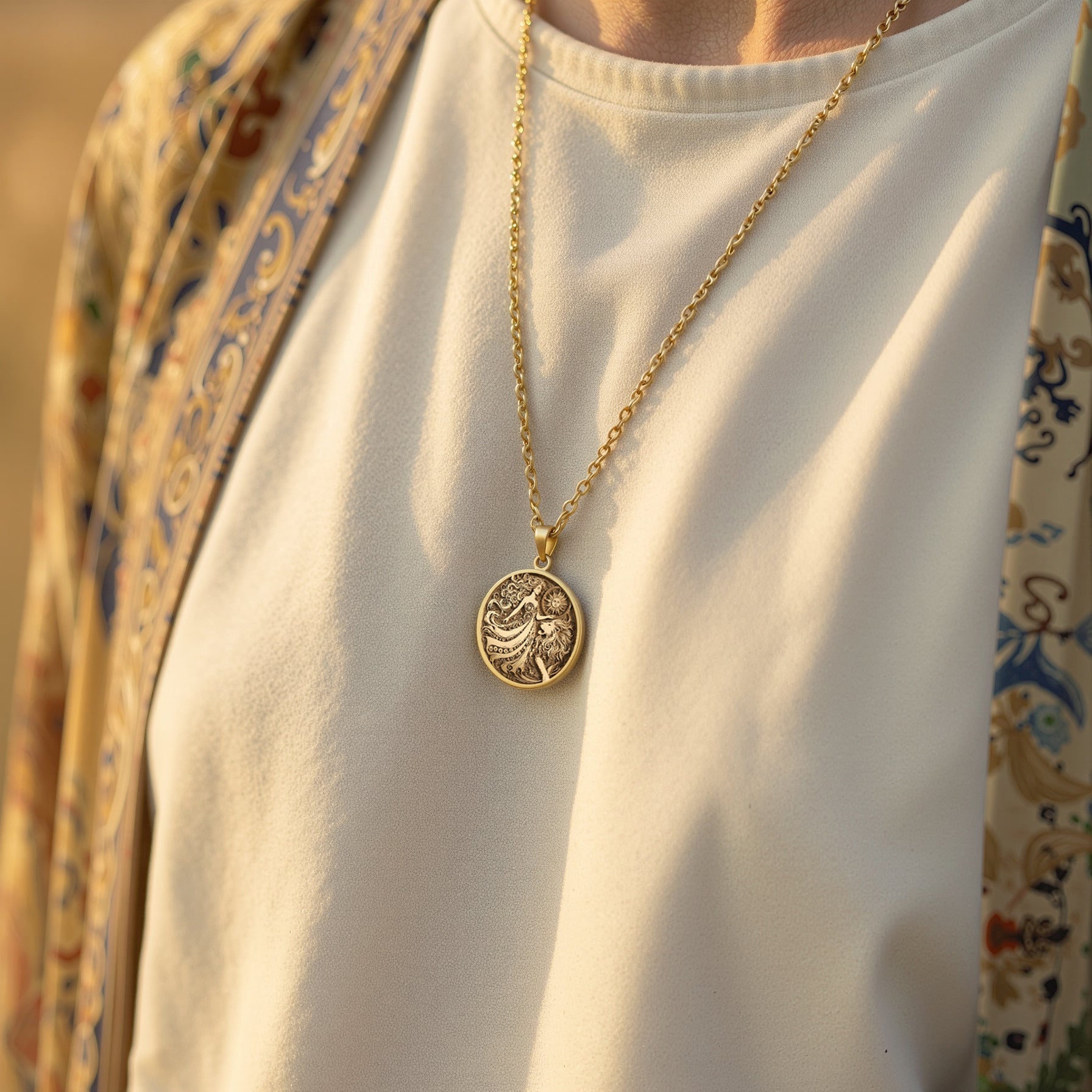 Leo Zodiac Sign Pendant | Silver & Plated Options - Astrological Sign Birthdate Jewelry