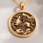 Memento Mori Pendant: with memento mori goth macabre occult talisman amulet - View 214