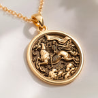 sterling silver necklace Memento Mori Coin | & Options - Gothic Style Memento Mori memento mori - view 8