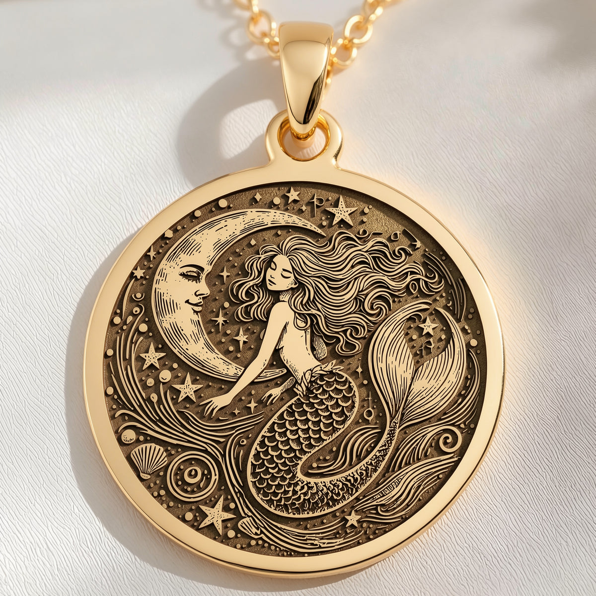 Mermaid Necklace: with sea siren ocean goddess talisman amulet collectible - View 48