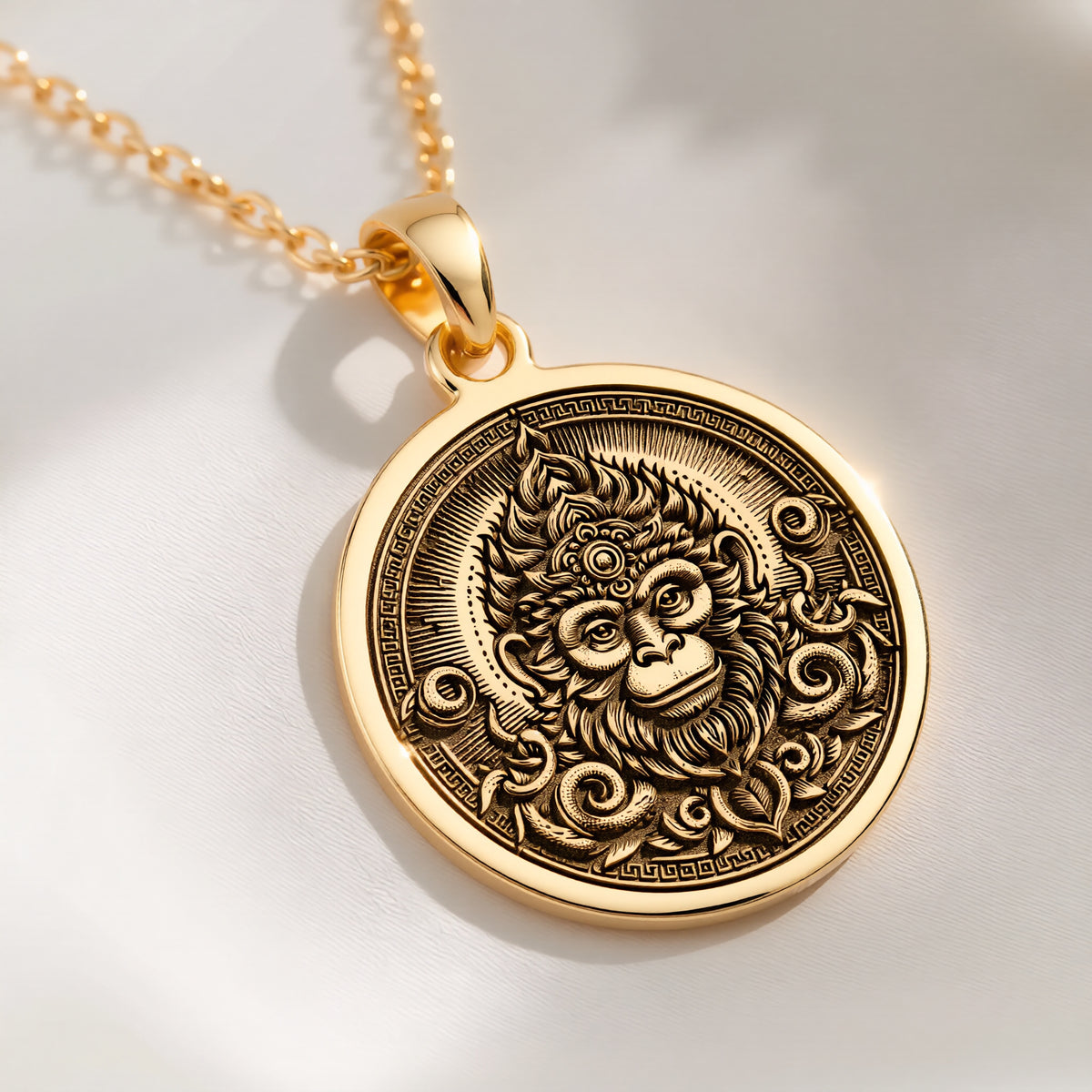 Sun Wukong Necklace: with bajrangbali monkey god amulet talisman spiritual - View 214